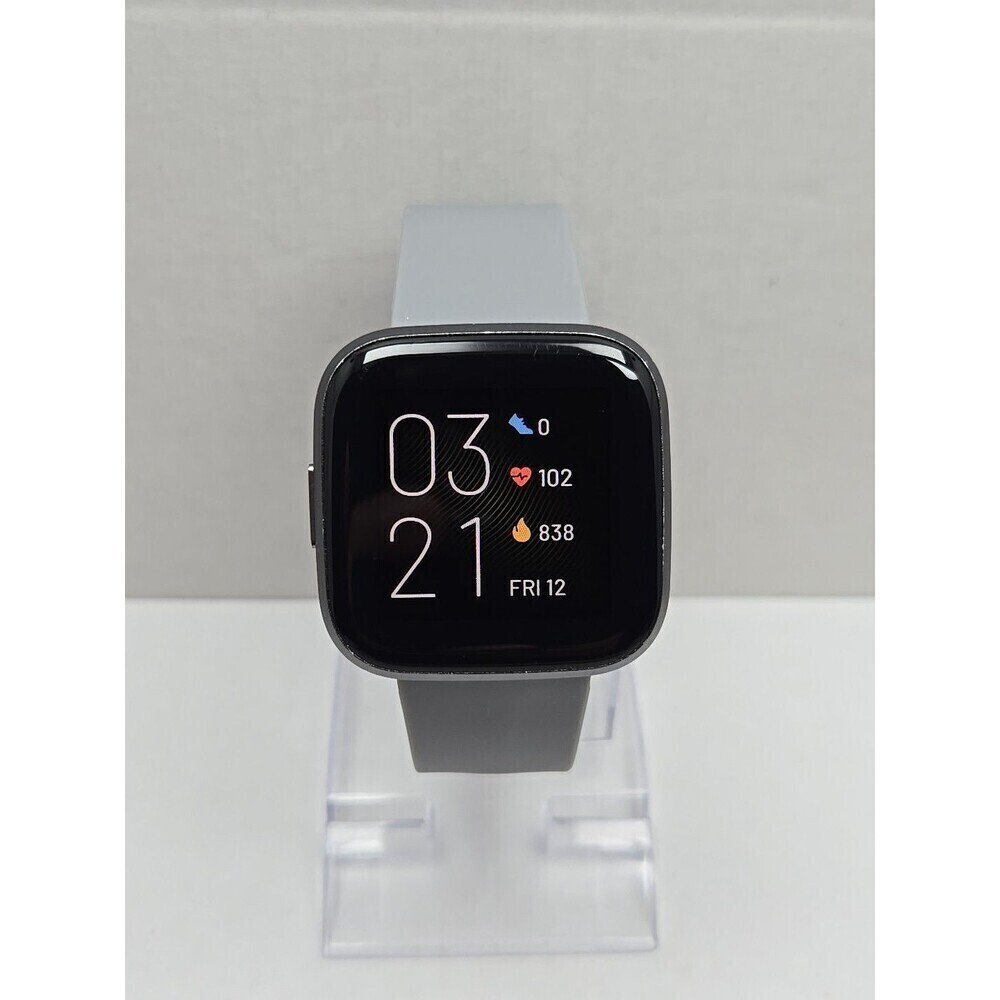 Fitbit Versa 2 Smartwatch Gray 40mm Alexa WR50M Always On Display No Charger